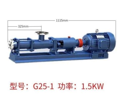 単一G15-2ステンレス鋼ねじポンプ産業下水1.2MPa